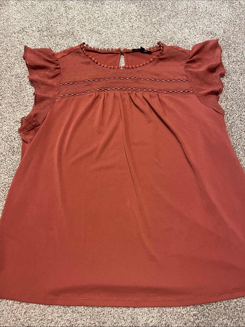 Ruffled blouse